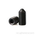 Black Oxide Socket Set Screws With Cone Point